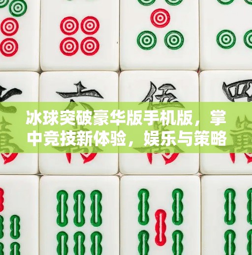 冰球突破豪华版手机版，掌中竞技新体验，娱乐与策略的完美融合！冰球突破豪华版手机版